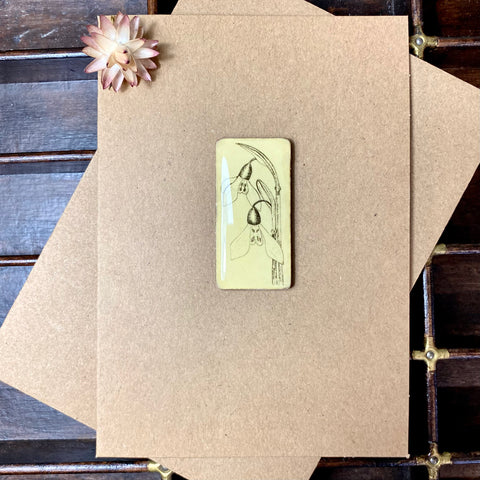 Art Card - Single Tile, Snowdrop