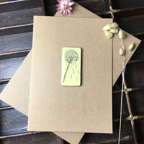 Art Card - Single Tile, Dandelion
