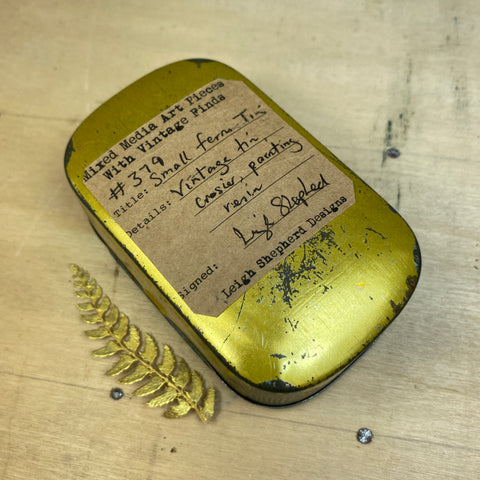 #379 Small Fern Tin