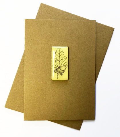 Art Card - Single Tile, Acorn
