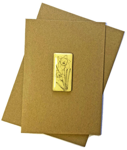 Art Card - Single Tile, Daffodil