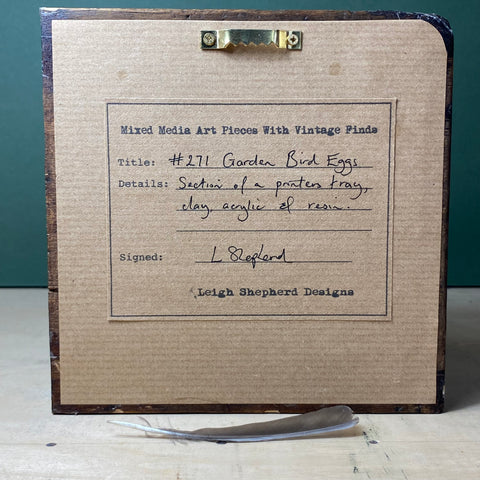 #271 Garden Bird Eggs