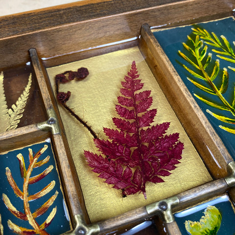 #562 Garden Ferns - Large Piece