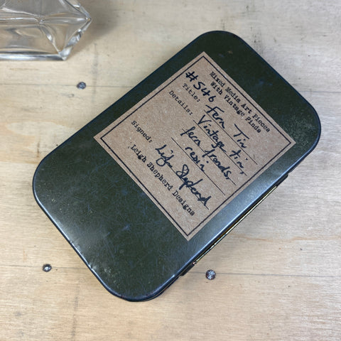 #546 Vintage Fern Tin