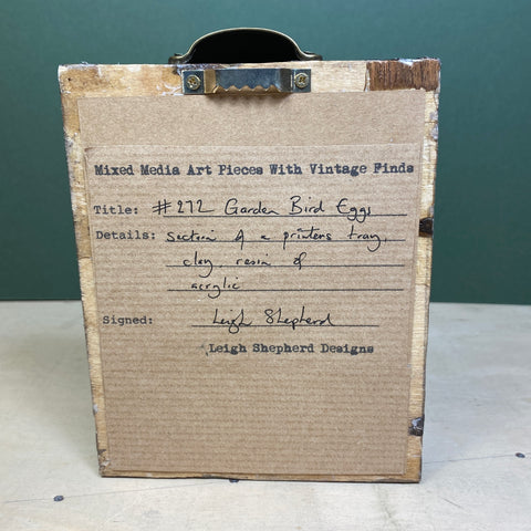 #272 Garden Bird Eggs