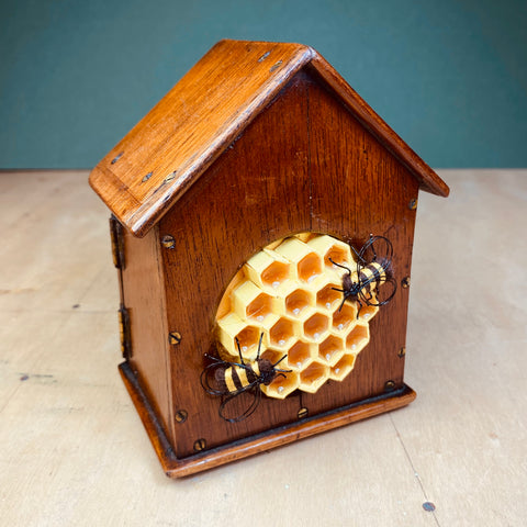 #331 Wild Hive, Antique Clock Case