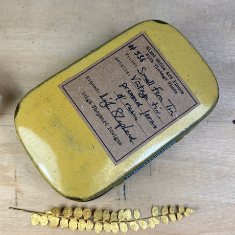 #536 Vintage Fern Tin