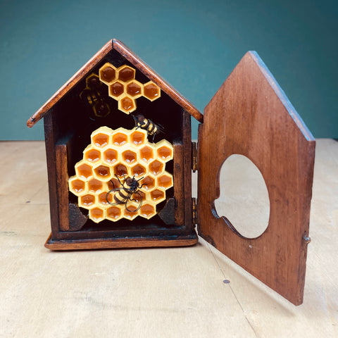 #331 Wild Hive, Antique Clock Case