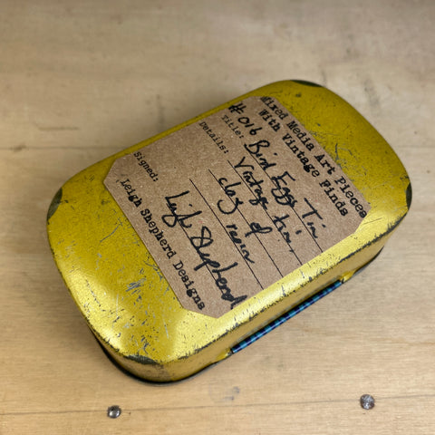 #016 Bird Eggs Vintage Tin