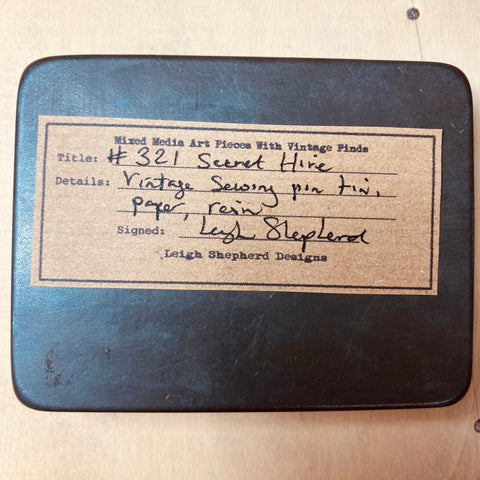 #321 Secret Hive - Art Nouveau Tin