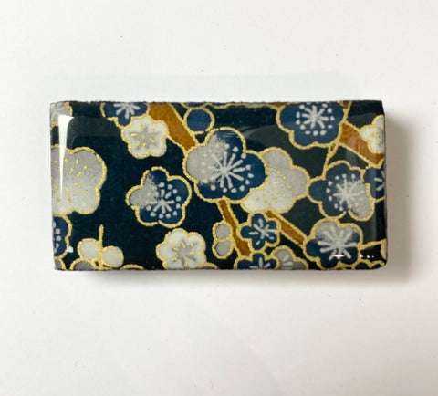 Domino Brooch - Sakura Slate