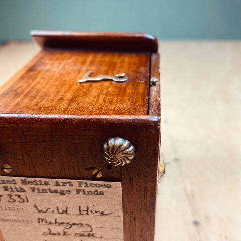#331 Wild Hive, Antique Clock Case
