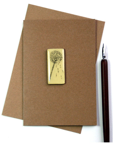 Art Card - Single Tile, Dandelion