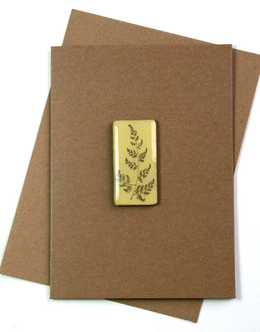 Art Card - Single Tile, Fern