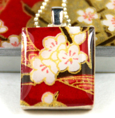 A Scrabble Tile Pendant and Teeny Tiny Tin Chiyo Wine