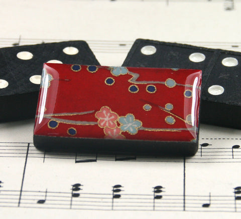 Domino Brooch - Plum