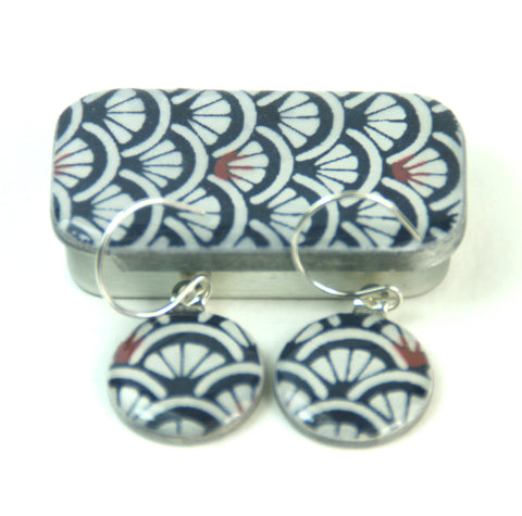 Sixpence Earrings and Teeny Tiny Tin Arches