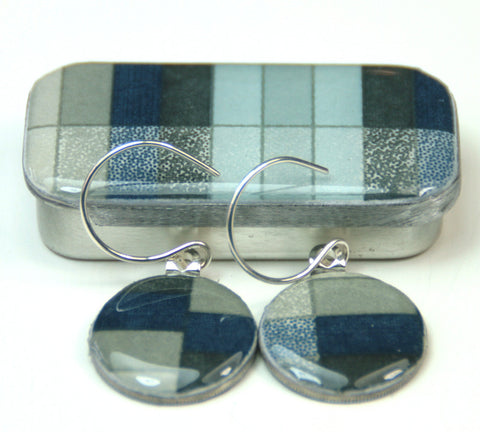 Sixpence Earrings and Teeny Tiny Tin Geo Slate