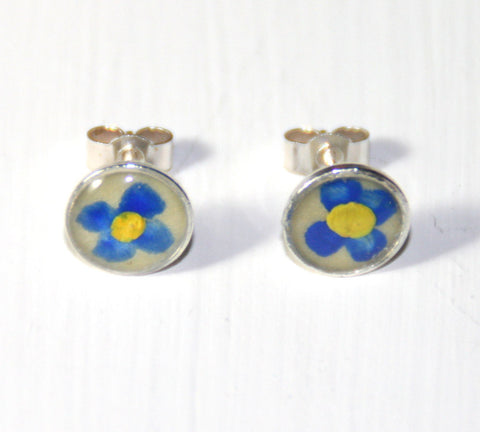 "Mum, We Picked These Just For You..." Flower Studs & Teeny Tiny Tin