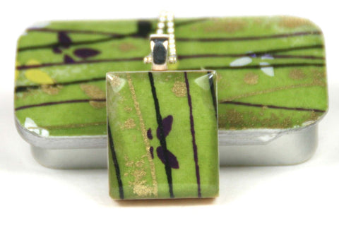 A Scrabble Tile Pendant and Teeny Tiny Tin Flutterby