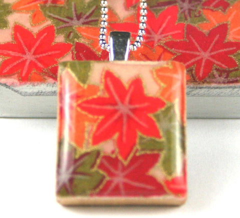 A Scrabble Tile Pendant and Teeny Tiny Tin Maple