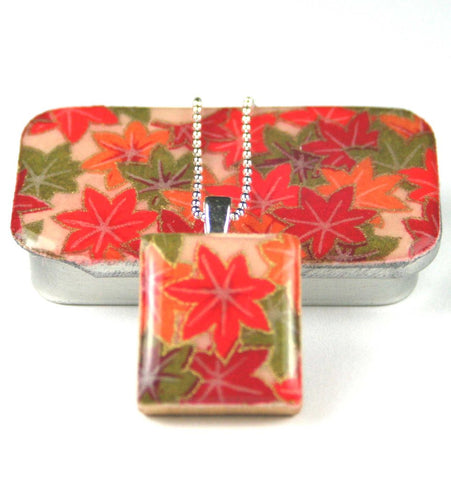 A Scrabble Tile Pendant and Teeny Tiny Tin Maple