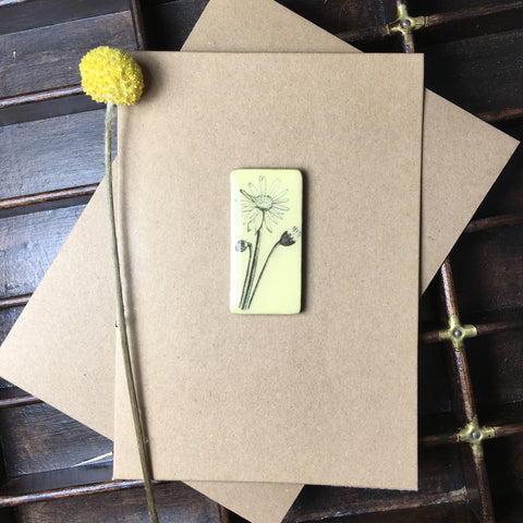 Art Card - Single Tile, Daisy